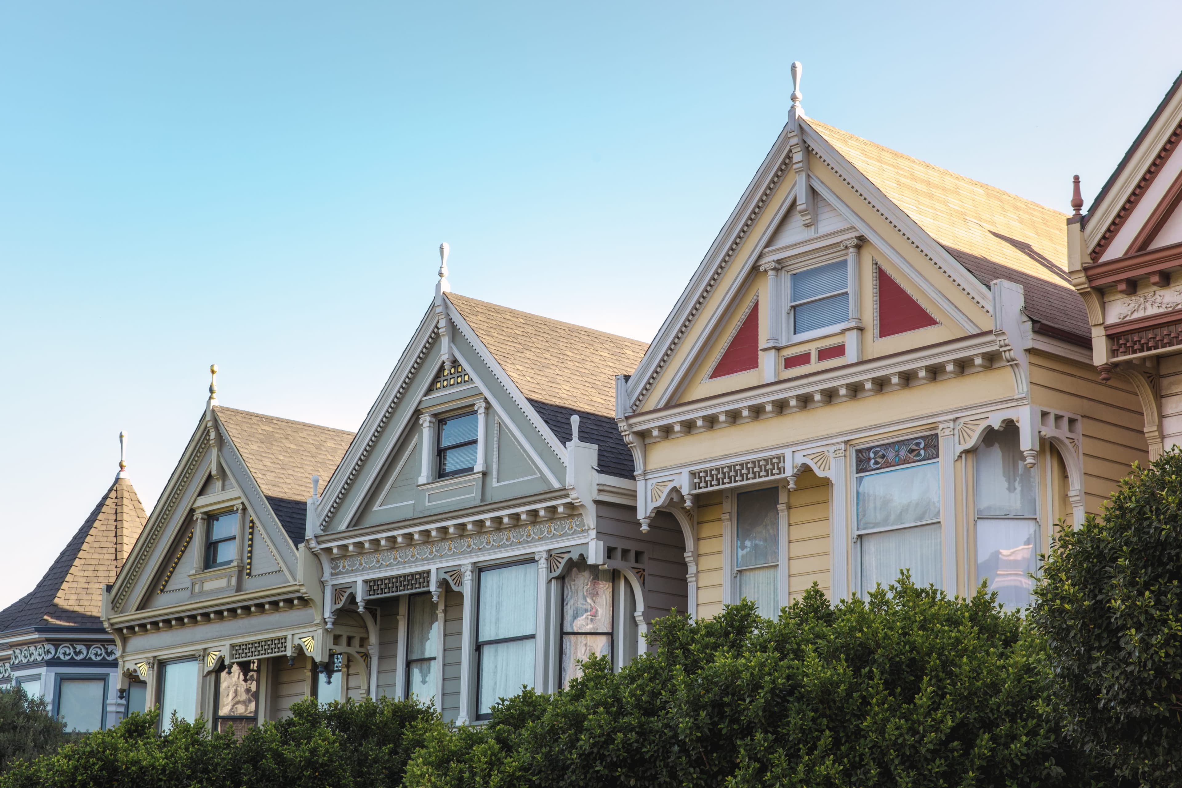 Classic Victorian style homes